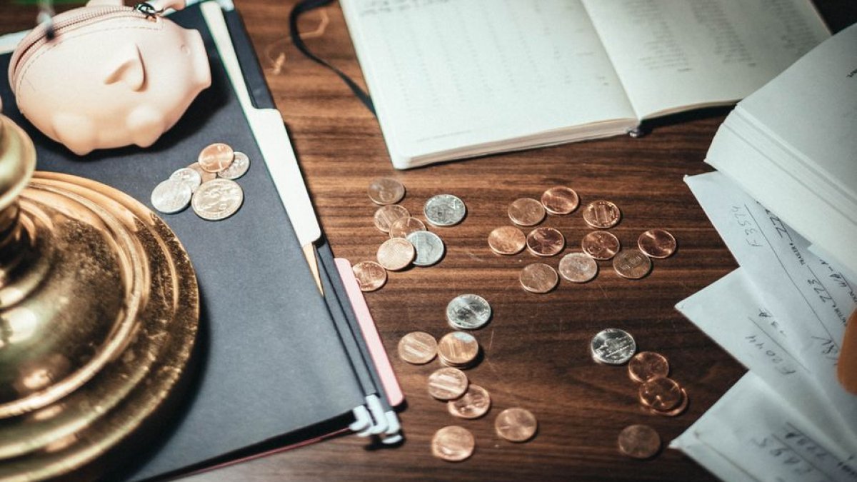 personal finance budget planning desk