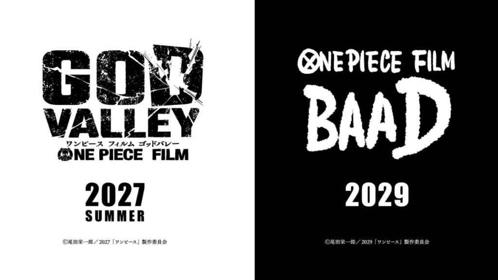 One Piece : deux films officiels annoncés, God Valley en 2027 et BAAD en 2029