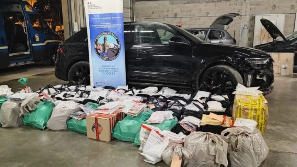 930 kilos de cocaïne saisis dans les Pyrénées-Orientales, deux gendarmes blessés