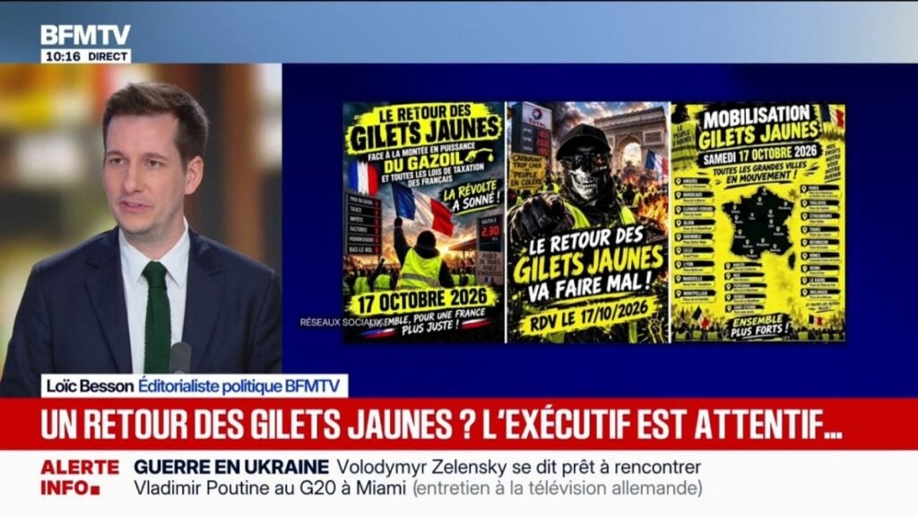 Gilets jaunes 2027 : la colère sur les carburants revient hanter la présidentielle