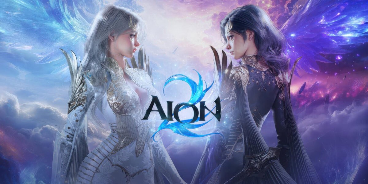 Illustration officielle d’Aion 2 : une Élyséenne et une Asmodienne face à face