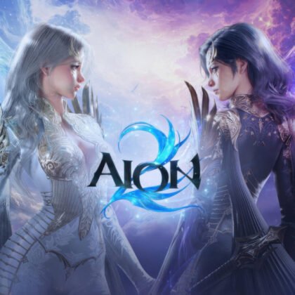 Illustration officielle d’Aion 2 : une Élyséenne et une Asmodienne face à face