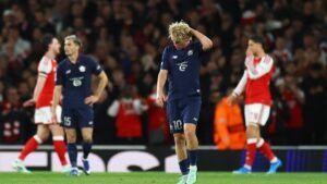 Arsenal écrase Lille 3-0 en Ligue des Champions