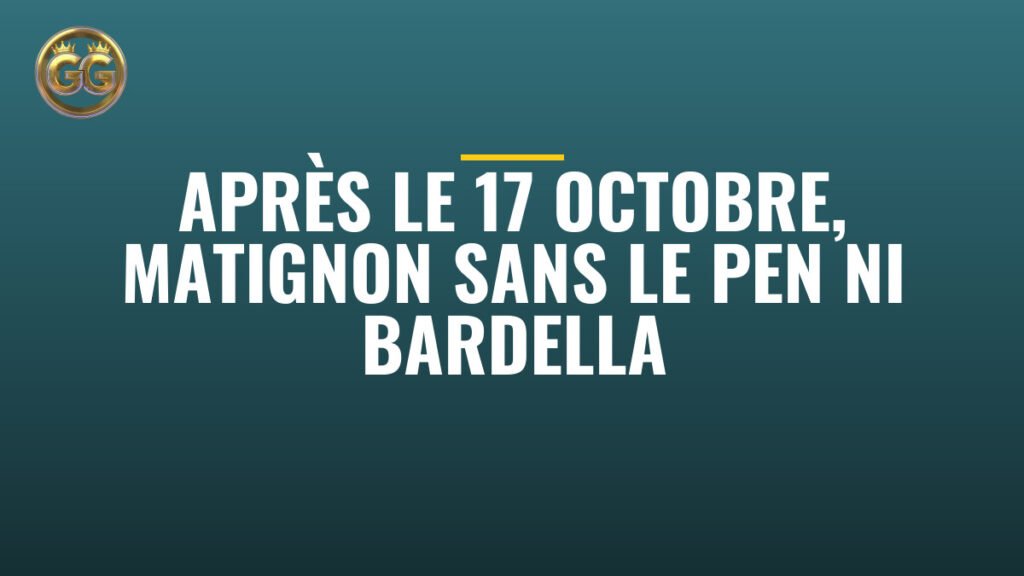 Après le 17 octobre, Matignon sans Le Pen ni Bardella